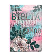 Livro - Bíblia NVI letra normal Especial - Flor Artística