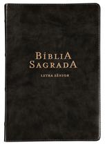 Livro - Bíblia NVI, Letra Sênior, Capa luxo preta, Leitura Perfeita