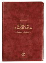 Livro - Bíblia NVI, Letra Sênior, Capa luxo vinho, Leitura Perfeita