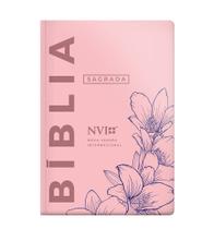 Livro - Bíblia NVI Slim semi luxo PU - Nude