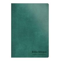Livro - Bíblia NVT Bilíngue - Luxo - Esmeralda