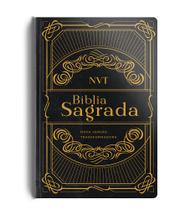 Livro - Bíblia NVT - Capa semi luxo preta