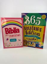 Livro Bíblia para Menina e 365 Historias Bíblicas Devocional - Literatura Infantil , Devocional Diário