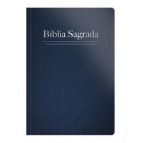 Livro - Bíblia RC Letra Grande Semi Luxo Azul