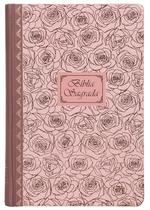 Livro - Bíblia Sagrada Católica, Letra Grande, Rosas, Capa dura com lombada em tecido, Leitura Perfeita Livro - Bíblia Sagrada Católica, Letra Grande, Rosas, Capa dura com lombada em tecido, Leitura Perfeita