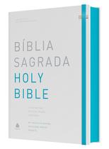 Livro - Bíblia Sagrada Holy Biblie - Bilíngue - Português e inglês - Peace