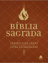 Livro - Biblia Sagrada King James - Letra Extra Grande - Marrom Livro - Biblia Sagrada King James - Letra Extra Grande - Marrom