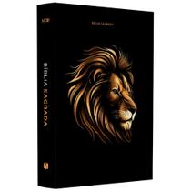 Livro - Bíblia Sagrada Leão Soberano | NVI | Capa Brochura Livro - Bíblia Sagrada Leão Soberano | NVI | Capa Brochura