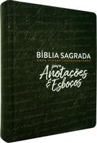 Livro - Bíblia Sagrada Nova Versão Transformadora: Para anotações e esboços - Preta