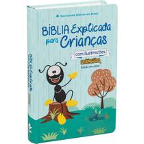Livro - Bíblia Sagrada NTLH de Estudo para Criança Smilinguido, Letra Regular, com mapa, Capa Dura Ilustrada: Azul-claro Livro - Bíblia Sagrada NTLH de Estudo para Criança Smilinguido, Letra Regular, com mapa, Capa Dura Ilustrada: Azul-claro