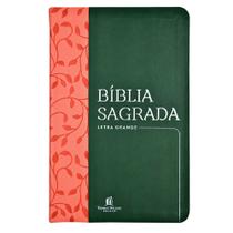 Livro - Bíblia Sagrada NVI, Couro Soft, Verde, Letra Grande, Leitura Perfeita