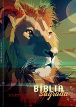 Livro - Bíblia Sagrada NVI- Leão Colorido