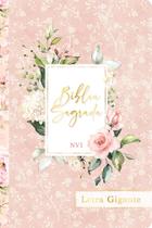 Livro - Bíblia Sagrada NVI - Letra Gigante - Flores rosa Livro - Bíblia Sagrada NVI - Letra Gigante - Flores rosa