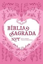 Livro - Bíblia Sagrada NVT - Coração Rosa