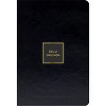Livro - Bíblia Sagrada NVT - Luxo -Preta e dourado