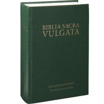 Livro - Bíblia Sagrada Vulgata, Letra Regular, com mapa, Capa Dura Verde Livro - Bíblia Sagrada Vulgata, Letra Regular, com mapa, Capa Dura Verde