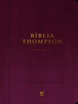 Livro - Biblia Thompson - Letra Grande - Com Indice - Capa Luxo Vinho
