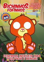 Livro - Bichinhos Fofinhos Prancheta Para Colorir Extra Livro - Bichinhos Fofinhos Prancheta Para Colorir Extra