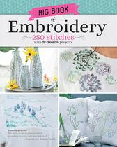 Livro Big Book of Embroidery: 250 pontos com 29 projetos