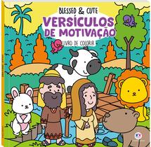 Livro - Blessed e Cute - Versículos de Motivação Para Colorir