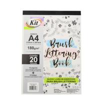 Livro Bloco Lettering A4 180G 25Folhas - Kit