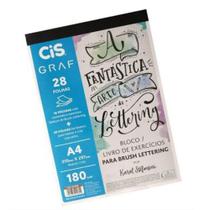 Livro Bloco Lettering A4 180g/m 28fls Livro Bloco Lettering A4 180g/m 28fls