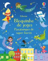 Livro - Bloquinho de jogos: passatempos de super-heróis