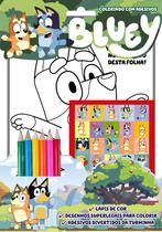 Livro - Bluey Colorindo com Adesivos