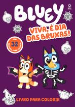 Livro - Bluey Eba, é dia das bruxas! Livro para Colorir