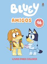 Livro - Bluey Livro para Colorir - Amigos Livro - Bluey Livro para Colorir - Amigos