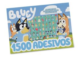 Livro - Bluey Prancheta para Colorir com 1500 Adesivos