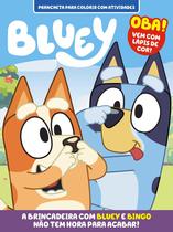 Livro - Bluey Prancheta para Colorir com Atividades