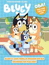 Livro - Bluey Prancheta para Colorir