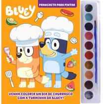 Livro - Bluey Prancheta para Pintar com Aquarela Livro - Bluey Prancheta para Pintar com Aquarela