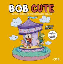 Livro - BOB CUTE – PARQUE DE DIVERSÃO - Livro com ilustrações fofas e originais para pintar, páginas destacáveis e acompanha uma cartela de adesivo - papel 180gr Livro - BOB CUTE – PARQUE DE DIVERSÃO - Livro com ilustrações fofas e originais para pintar, páginas destacáveis e acompanha uma cartela de adesivo - papel 180gr
