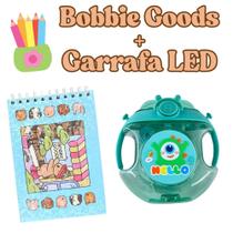 Livro Bobbie De Colorir + Garrafa Led Ou Ursinho Livro Bobbie De Colorir + Garrafa Led Ou Ursinho