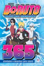 Livro - Boruto - 365 Atividades e Desenhos para Colorir Livro - Boruto - 365 Atividades e Desenhos para Colorir