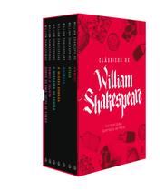 Livro Box Clássicos de William Shakespeare 7 livros e marcad