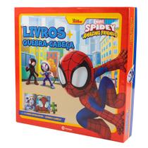 Livro - Box de Livros e Quebra cabeça do Spidey