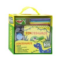 Livro-Box Desenhos e Atividades C/ Canetas E Acess. - DINOSSAUROS - Todolivro Livro-Box Desenhos e Atividades C/ Canetas E Acess. - DINOSSAUROS - Todolivro