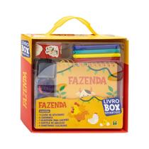 Livro-Box Desenhos e Atividades C/ Canetas E Acess. - FAZENDA - Todolivro Livro-Box Desenhos e Atividades C/ Canetas E Acess. - FAZENDA - Todolivro