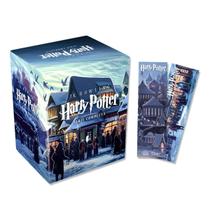 Livro - Box Harry Potter Scholastic - castelo (caixa azul)
