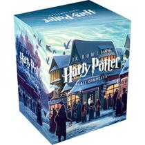 Livro - Box Harry Potter Scholastic - castelo (caixa azul) Livro - Box Harry Potter Scholastic - castelo (caixa azul)