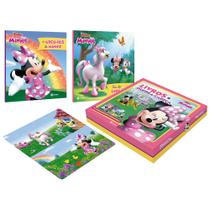Livro - Box livros e quebra-cabeça - Minnie