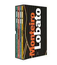 Livro Box Monteiro Lobato 4 Livros - Marcadores De Páginas Livro Box Monteiro Lobato 4 Livros - Marcadores De Páginas