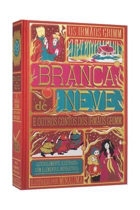 Livro - Branca de Neve e outros contos dos irmãos Grimm – Edição de luxo ilustrada e com elementos interativos do estúdio MinaLima