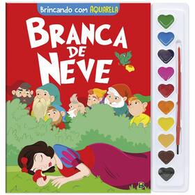 Livro - Brincando com Aquarela: Branca de Neve