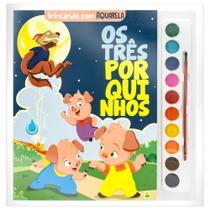 Livro - Brincando com Aquarela: Os Três Porquinhos Livro - Brincando com Aquarela: Os Três Porquinhos