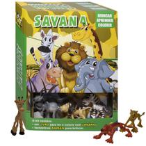 Livro - Brincar-aprender-colorir II: Savana