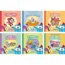 Livro Brinquedo Ilustrado Galinha Pintadinha Contos Clássicos Pacote com 6 Unidades Livro Brinquedo Ilustrado Galinha Pintadinha Contos Clássicos Pacote com 6 Unidades